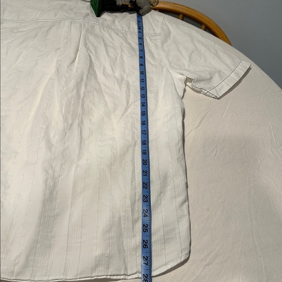 Tommy Bahama Men’s XL White Island Modern Fit Short Sleeve Button-Down Shirt - Picture 6 of 7